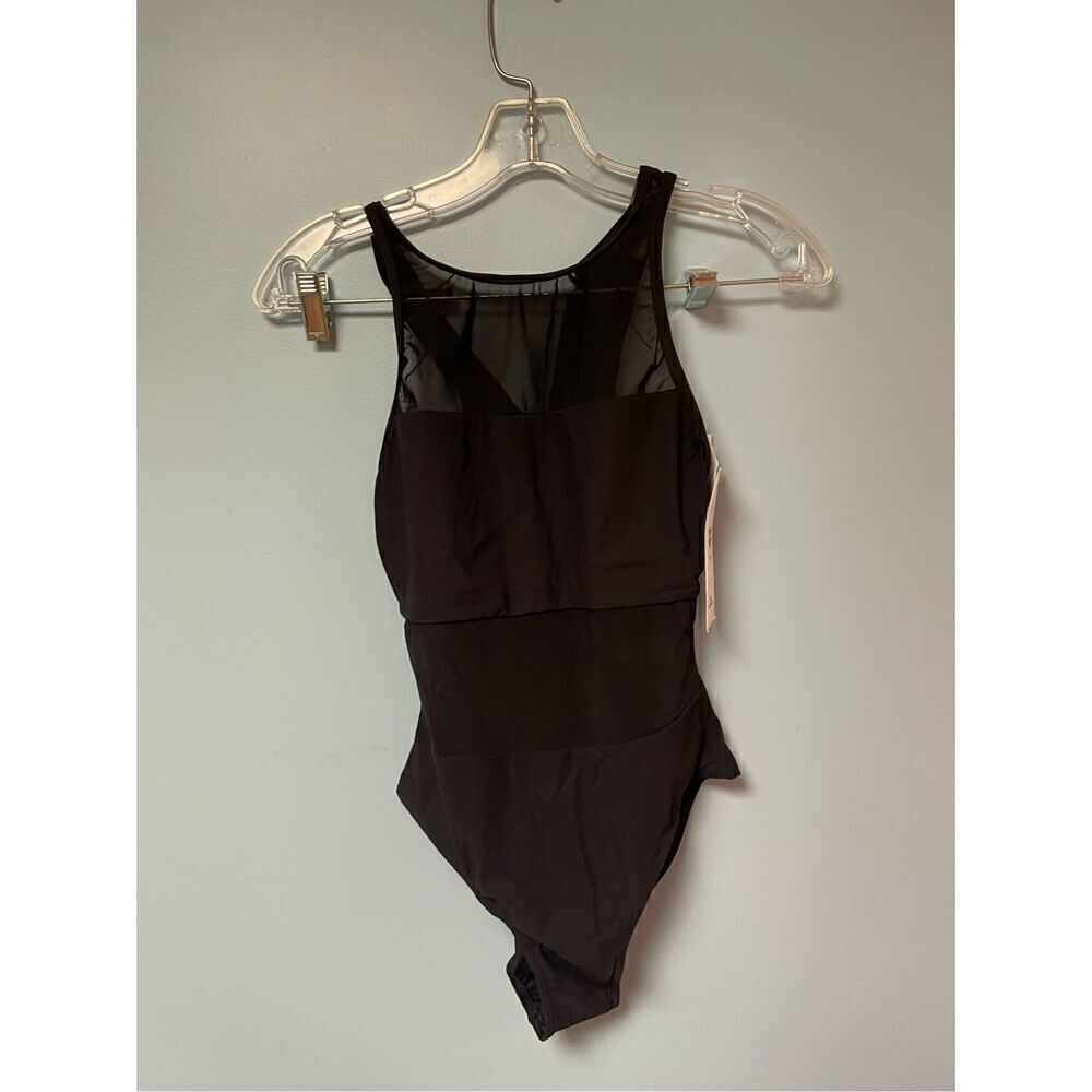 Brand New Arena Women’s Size 34Black Vented Mesh Panel Swimsuit One Piece